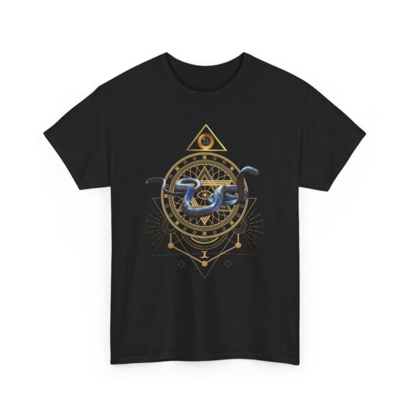 Spell of the Serpent: Embrace Transformation  | Unisex Heavy Cotton Tee - Image 3