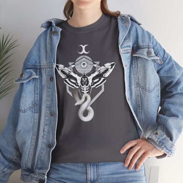 Sigil of the Serpent: Embrace Transformation T | Unisex Heavy Cotton Tee - Image 77