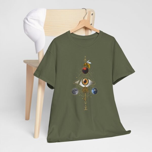 Visual Spell of the All-Seeing Eye: Mystical Connection | Unisex Heavy Cotton Tee - Image 35