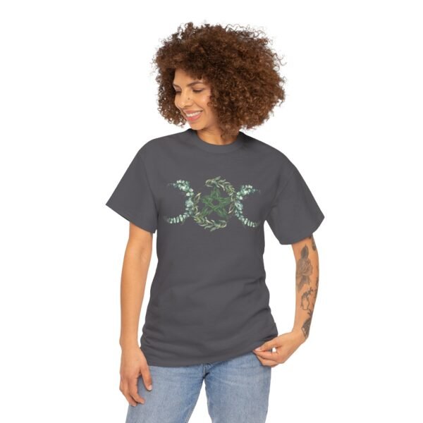 Triple Goddess: Emblem of Nature's Cycles | Unisex Heavy Cotton Tee - Image 55