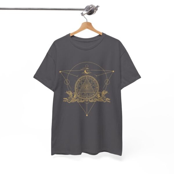 Embrace Mystical Protection: Sigil of Power T-shirt | Unisex Heavy Cotton Tee - Image 61