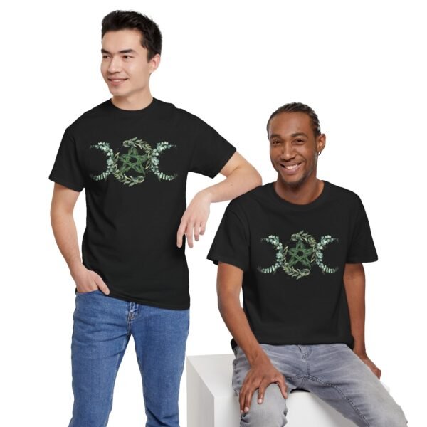 Triple Goddess: Emblem of Nature's Cycles | Unisex Heavy Cotton Tee - Image 26