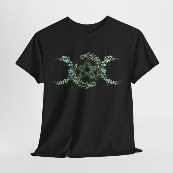 Triple Goddess: Emblem of Nature's Cycles | Unisex Heavy Cotton Tee - Image 7