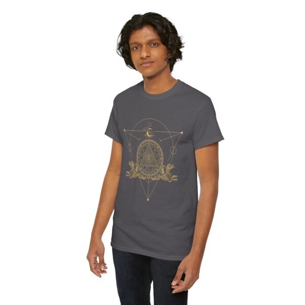 Embrace Mystical Protection: Sigil of Power T-shirt | Unisex Heavy Cotton Tee - Image 73