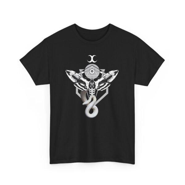 Sigil of the Serpent: Embrace Transformation T | Unisex Heavy Cotton Tee - Image 3