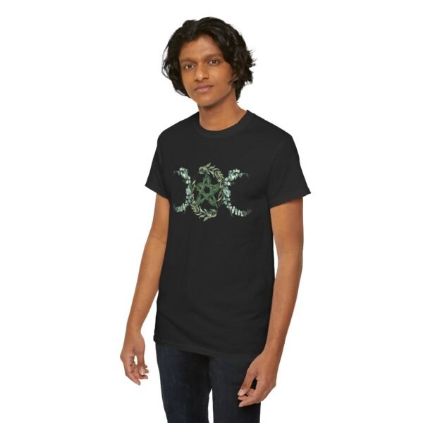 Triple Goddess: Emblem of Nature's Cycles | Unisex Heavy Cotton Tee - Image 19