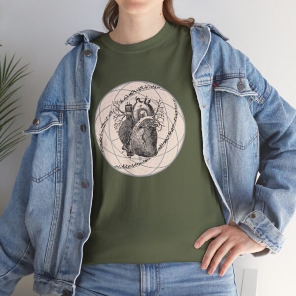 fusion of mystical symbolism and visual enchantment | Unisex Heavy Cotton Tee - Image 50