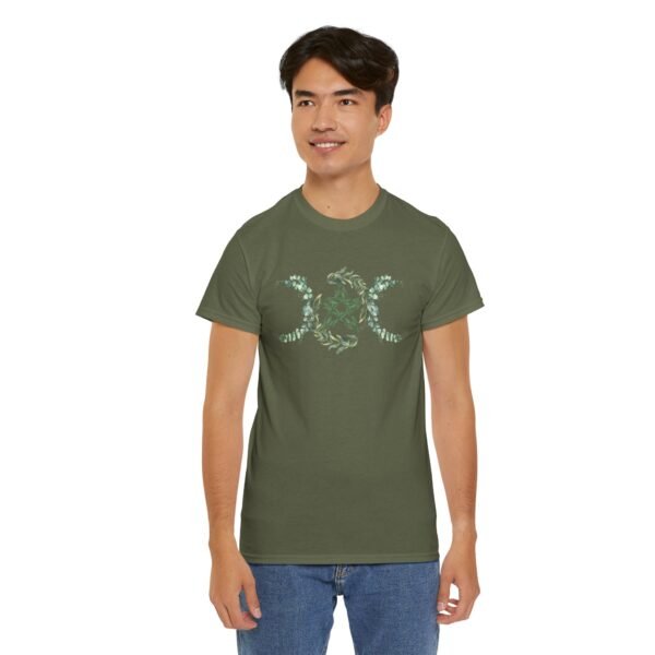 Triple Goddess: Emblem of Nature's Cycles | Unisex Heavy Cotton Tee - Image 48