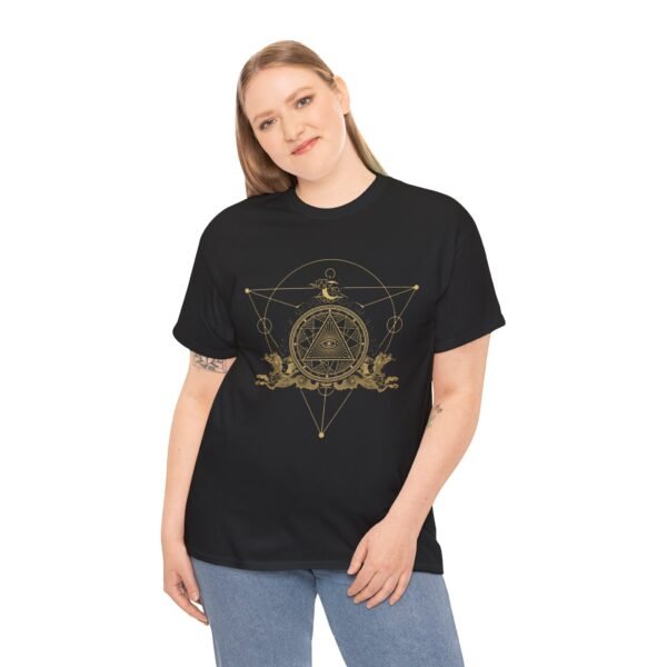 Embrace Mystical Protection: Sigil of Power T-shirt | Unisex Heavy Cotton Tee - Image 12