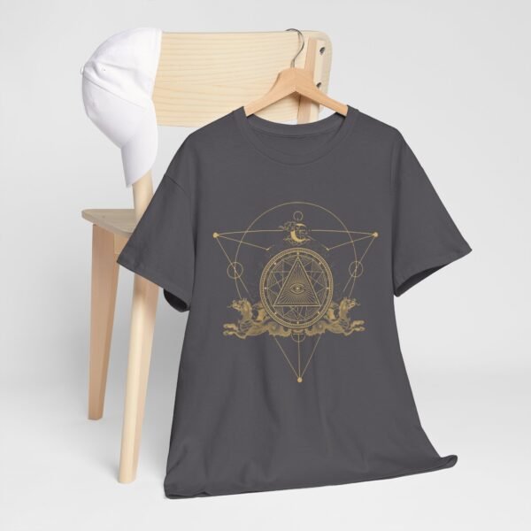 Embrace Mystical Protection: Sigil of Power T-shirt | Unisex Heavy Cotton Tee - Image 62