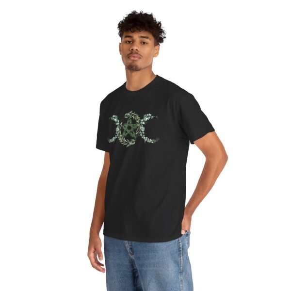 Triple Goddess: Emblem of Nature's Cycles | Unisex Heavy Cotton Tee - Image 14