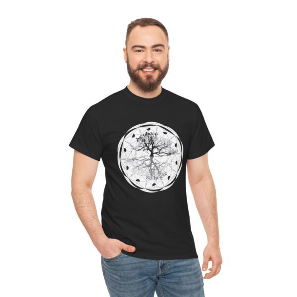 As Above, So Below: Cosmic Balance | Unisex Heavy Cotton Tee - Image 13