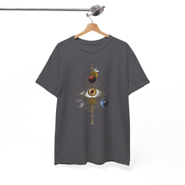 Visual Spell of the All-Seeing Eye: Mystical Connection | Unisex Heavy Cotton Tee - Image 61