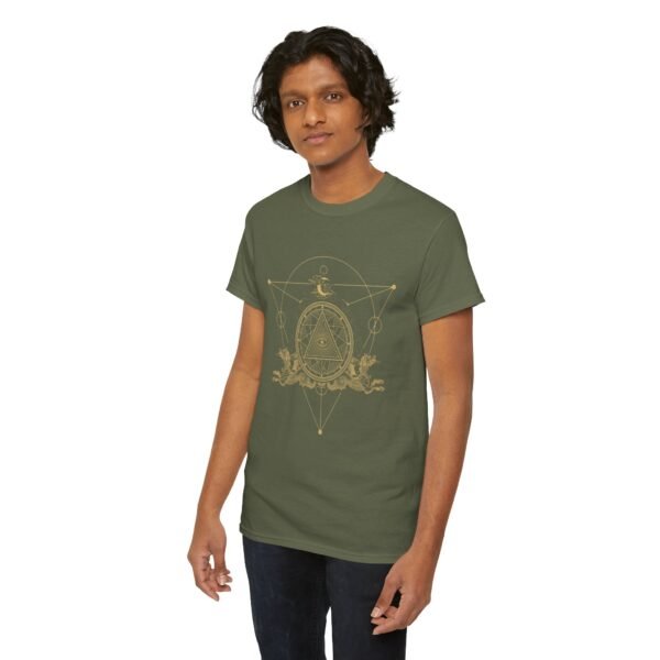 Embrace Mystical Protection: Sigil of Power T-shirt | Unisex Heavy Cotton Tee - Image 46