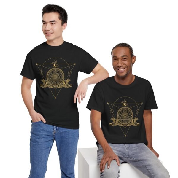 Embrace Mystical Protection: Sigil of Power T-shirt | Unisex Heavy Cotton Tee - Image 26