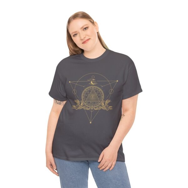 Embrace Mystical Protection: Sigil of Power T-shirt | Unisex Heavy Cotton Tee - Image 66