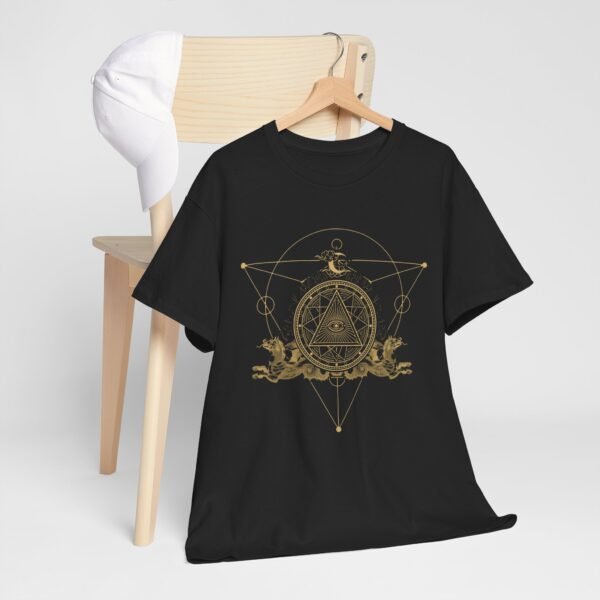 Embrace Mystical Protection: Sigil of Power T-shirt | Unisex Heavy Cotton Tee - Image 8