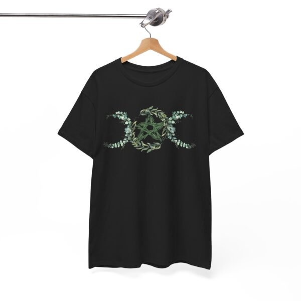 Triple Goddess: Emblem of Nature's Cycles | Unisex Heavy Cotton Tee - Image 8