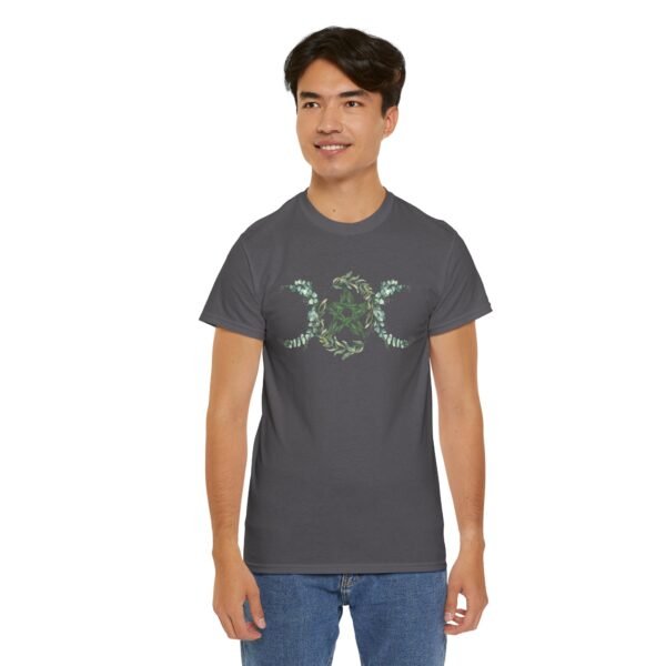 Triple Goddess: Emblem of Nature's Cycles | Unisex Heavy Cotton Tee - Image 75