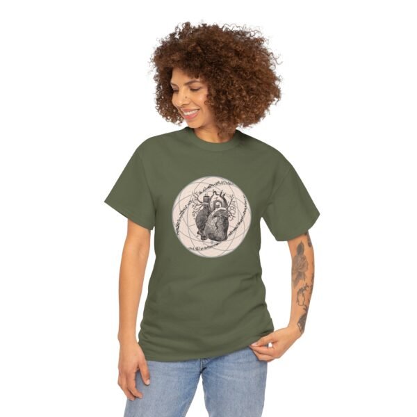 fusion of mystical symbolism and visual enchantment | Unisex Heavy Cotton Tee - Image 38