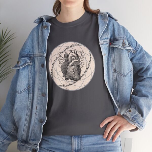 fusion of mystical symbolism and visual enchantment | Unisex Heavy Cotton Tee - Image 77