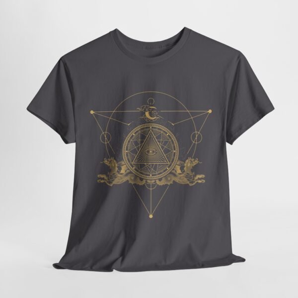 Embrace Mystical Protection: Sigil of Power T-shirt | Unisex Heavy Cotton Tee - Image 60