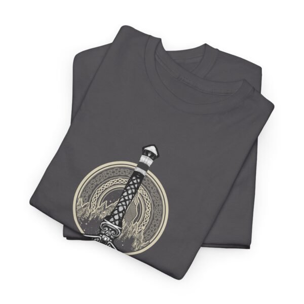 Unleash the Thunder: Thor's Hammer T-shirt | Unisex Heavy Cotton Tee - Image 59