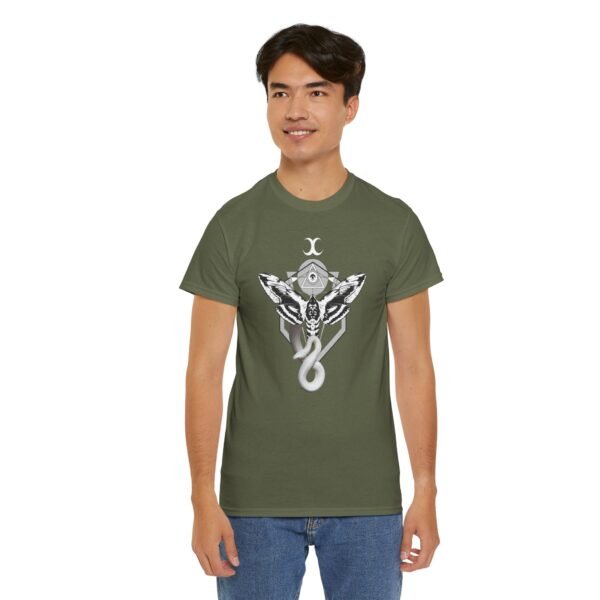 Sigil of the Serpent: Embrace Transformation T | Unisex Heavy Cotton Tee - Image 48