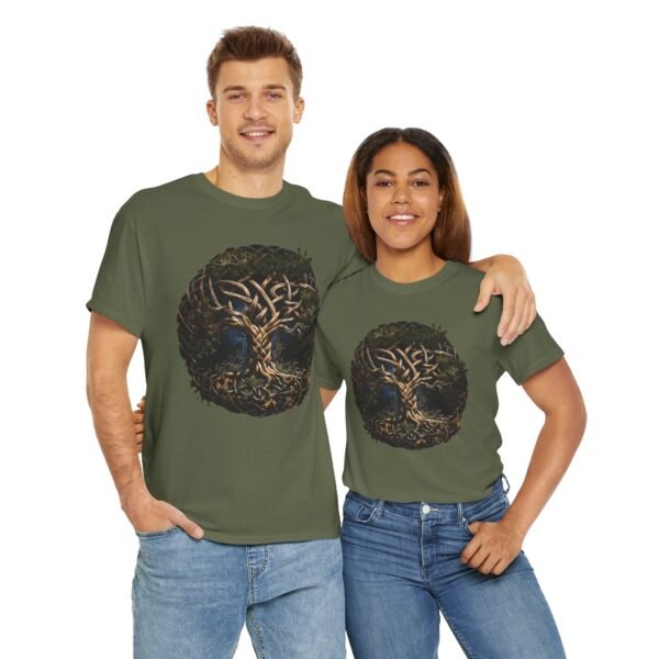 Rooted in Wisdom: Tree of Life | Unisex Heavy Cotton Tee - Image 51