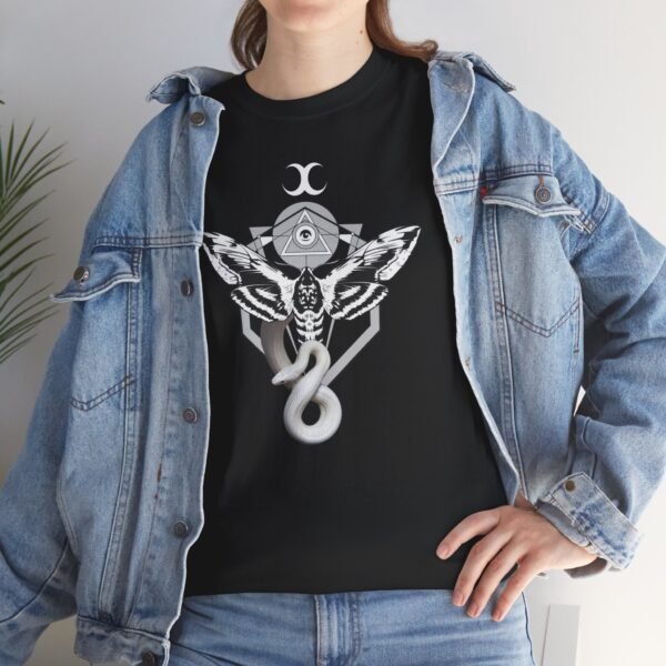 Sigil of the Serpent: Embrace Transformation T | Unisex Heavy Cotton Tee - Image 23