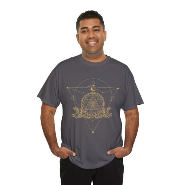 Embrace Mystical Protection: Sigil of Power T-shirt | Unisex Heavy Cotton Tee - Image 71