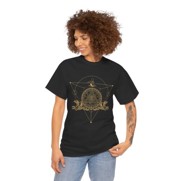 Embrace Mystical Protection: Sigil of Power T-shirt | Unisex Heavy Cotton Tee - Image 11