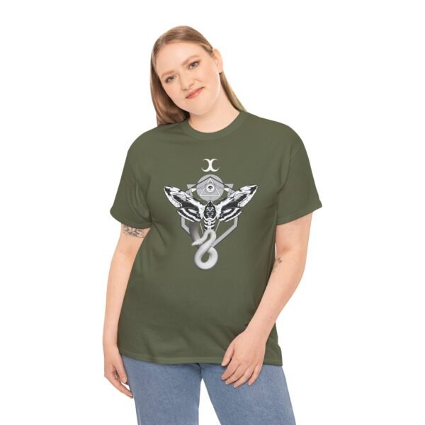 Sigil of the Serpent: Embrace Transformation T | Unisex Heavy Cotton Tee - Image 39