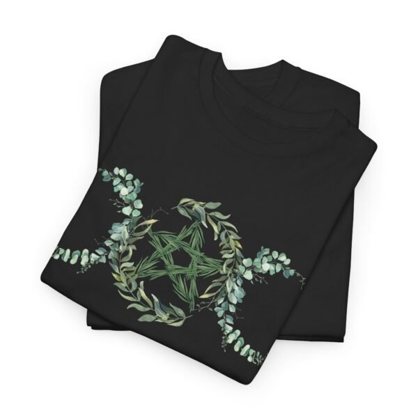 Triple Goddess: Emblem of Nature's Cycles | Unisex Heavy Cotton Tee - Image 6