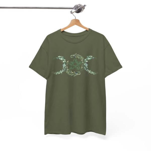 Triple Goddess: Emblem of Nature's Cycles | Unisex Heavy Cotton Tee - Image 35