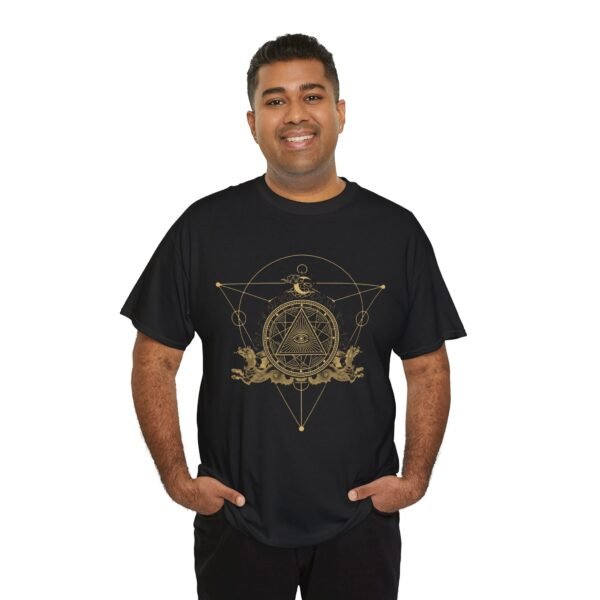 Embrace Mystical Protection: Sigil of Power T-shirt | Unisex Heavy Cotton Tee - Image 17