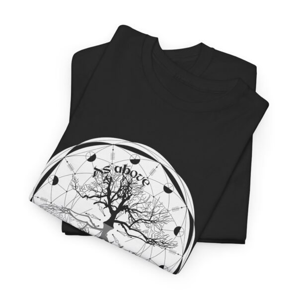 As Above, So Below: Cosmic Balance | Unisex Heavy Cotton Tee - Image 5