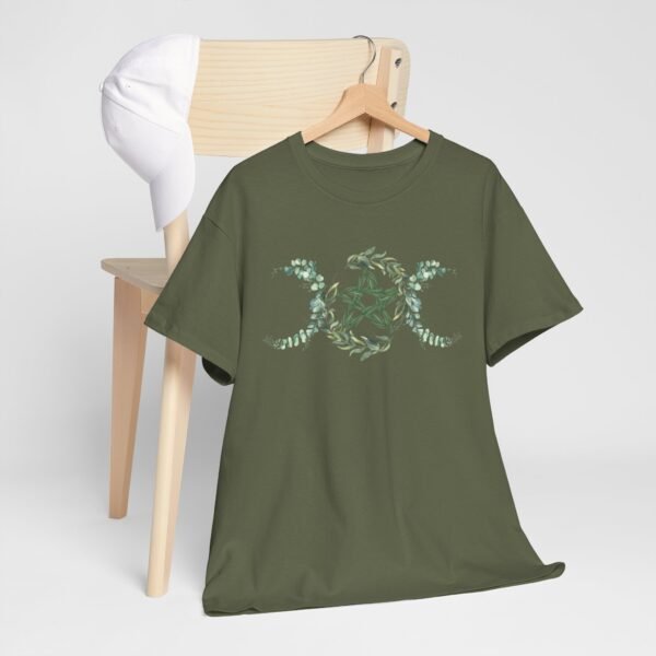 Triple Goddess: Emblem of Nature's Cycles | Unisex Heavy Cotton Tee - Image 36