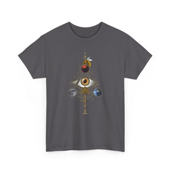 Visual Spell of the All-Seeing Eye: Mystical Connection | Unisex Heavy Cotton Tee - Image 57