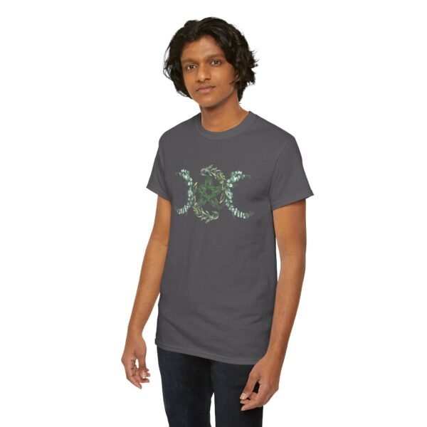 Triple Goddess: Emblem of Nature's Cycles | Unisex Heavy Cotton Tee - Image 73