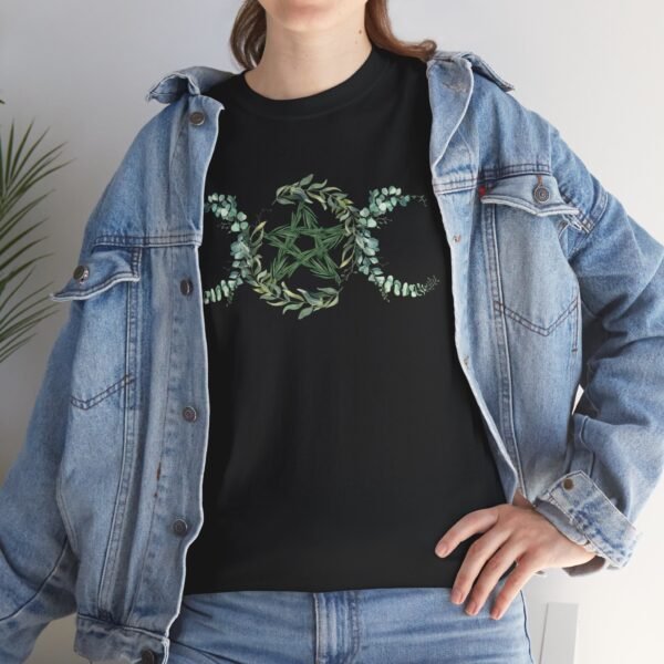 Triple Goddess: Emblem of Nature's Cycles | Unisex Heavy Cotton Tee - Image 23