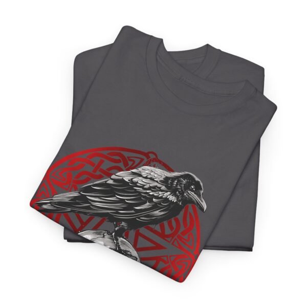 Mystic Messenger: Crow on Skull T-shirt | Unisex Heavy Cotton Tee - Image 59