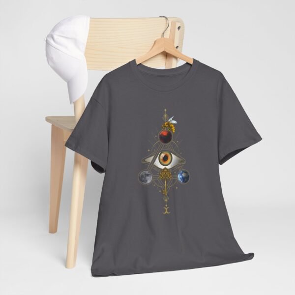 Visual Spell of the All-Seeing Eye: Mystical Connection | Unisex Heavy Cotton Tee - Image 62