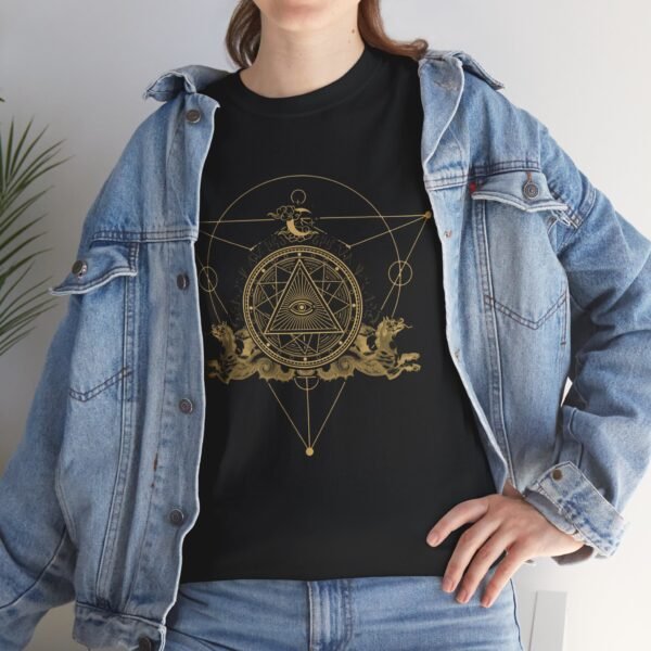 Embrace Mystical Protection: Sigil of Power T-shirt | Unisex Heavy Cotton Tee - Image 23