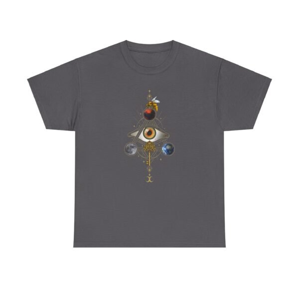 Visual Spell of the All-Seeing Eye: Mystical Connection | Unisex Heavy Cotton Tee - Image 55