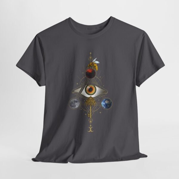 Visual Spell of the All-Seeing Eye: Mystical Connection | Unisex Heavy Cotton Tee - Image 60