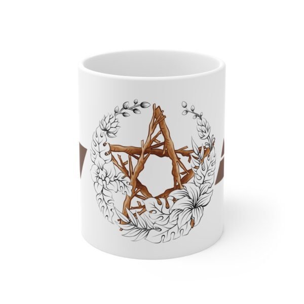 Mug 11oz - wicca pentacle and the elements