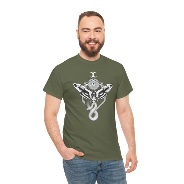 Sigil of the Serpent: Embrace Transformation T | Unisex Heavy Cotton Tee - Image 40