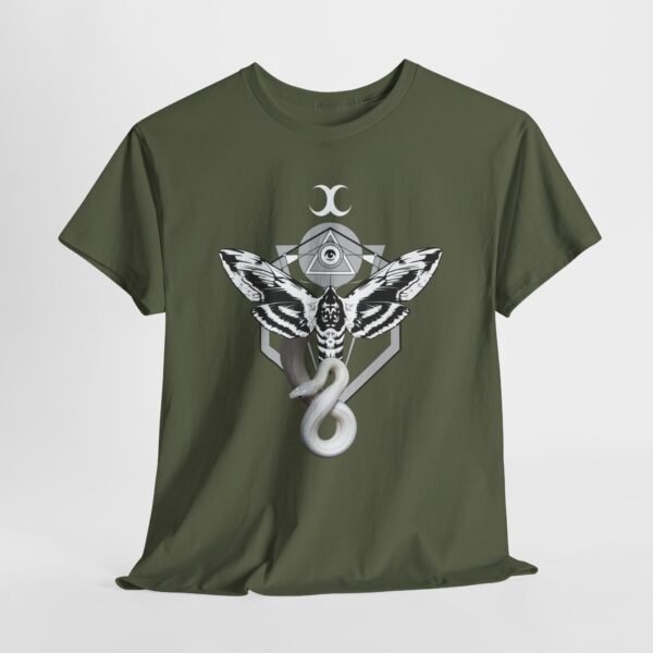 Sigil of the Serpent: Embrace Transformation T | Unisex Heavy Cotton Tee - Image 33