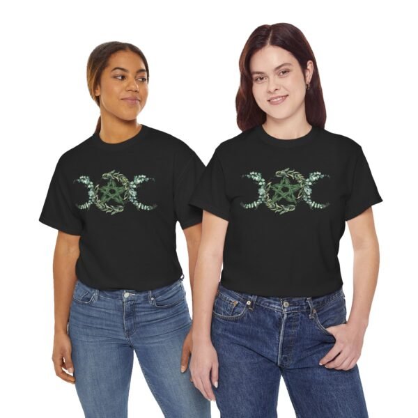 Triple Goddess: Emblem of Nature's Cycles | Unisex Heavy Cotton Tee - Image 25